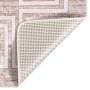 Alfombra lavable antideslizante beige 120x180 cm