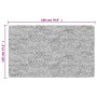 Alfombra lavable antideslizante beige 120x180 cm