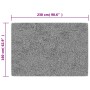 Alfombra lavable antideslizante gris 160x230 cm