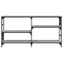 Mesa consola madera de ingeniería gris Sonoma 150x29x76,5 cm