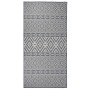 Alfombra de exterior de tejido plano rayas azules 100x200 cm