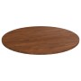 Tablero de mesa redonda madera de roble marrón oscuro Ø70x1,5cm