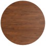 Tablero de mesa redonda madera de roble marrón oscuro Ø70x1,5cm
