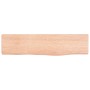 Estante de pared madera de roble tratada marrón claro 40x10x2cm