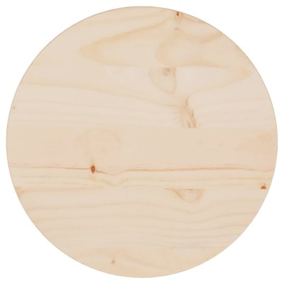 Superficie de mesa madera maciza de pino Ø30x2,5 cm