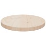 Superficie de mesa madera maciza de pino Ø30x2,5 cm