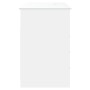 Escritorio cajones madera contrachapada blanco 102x50x76 cm