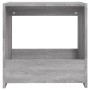 Mesa auxiliar madera contrachapada gris Sonoma 50x26x50 cm