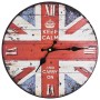 Reloj vintage de pared con flores UK 30 cm