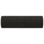 Cojines decorativos 2 uds tela negro 15x50 cm