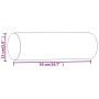 Cojines decorativos 2 uds tela rojo tinto 15x50 cm