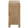 Cómoda de madera maciza de teca 80x30x55 cm