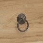Cómoda de madera maciza de teca 80x30x55 cm