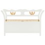 Banco madera maciza abeto blanco 107x45x75,5 cm