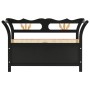 Banco madera maciza de abeto negro 107x45x75,5 cm