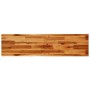 Mesa consola con borde vivo madera maciza acacia 140x40x80 cm