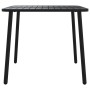 Mesa de jardín acero gris antracita 80x80x71 cm