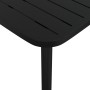 Mesa de jardín acero gris antracita 80x80x71 cm