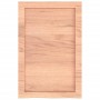 Estante pared madera roble tratada marrón claro 40x60x(2-4) cm