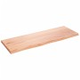 Estante de pared madera de roble tratada marrón claro 80x30x2cm