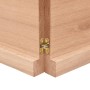 Tablero mesa madera tratada borde natural marrón 160x50x(2-4)cm