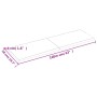 Tablero mesa madera tratada borde natural marrón 160x50x(2-4)cm