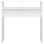 Mesa consola madera de ingeniería blanco 78x30x80 cm
