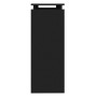 Mesa consola madera contrachapada negro 102x30x80 cm