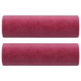 Cojines decorativos 2 uds terciopelo rojo tinto 15x50 cm