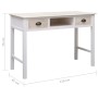 Mesa consola de madera 110x45x76 cm