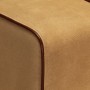 Banco potro gimnasio cuero auténtico madera mango marrón 58 cm