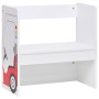 Mesa y sillas infantiles 3 pzas diseño coche de policía MDF