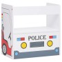 Mesa y sillas infantiles 3 pzas diseño coche de policía MDF