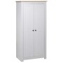 Armario madera maciza pino blanco Panamá Range 80x50x171,5 cm