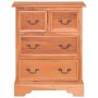 Cómoda con cajones de madera maciza de caoba