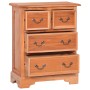 Cómoda con cajones de madera maciza de caoba