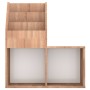 Revistero de niños madera ingeniería roble Sonoma 71x30x78,5 cm