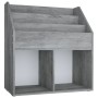 Revistero de niños madera de ingeniería hormigón 71x30x78,5 cm