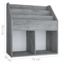 Revistero de niños madera de ingeniería hormigón 71x30x78,5 cm
