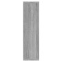 Mueble con espejo y LED color gris Sonoma 76x15x55 cm