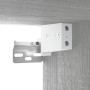 Mueble con espejo y LED color gris Sonoma 76x15x55 cm
