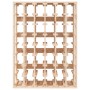 Botellero madera maciza de pino 70x33x94 cm