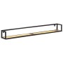 Estantes de pared 2 unidades 160 cm madera maciza reciclada