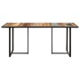 Mesa de comedor de madera maciza reciclada 180 cm