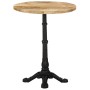 Mesa de bistró madera de mango rugosa Ø60x76 cm