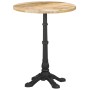 Mesa de bistró madera de mango rugosa Ø60x76 cm