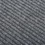 Alfombra de pasillo atrapa suciedad 100x400 cm gris