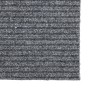 Alfombra de pasillo atrapa suciedad 100x400 cm gris