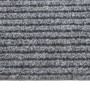 Alfombra de pasillo atrapa suciedad 100x400 cm gris