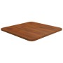 Tablero de mesa cuadrada madera roble marrón oscuro 40x40x1,5cm